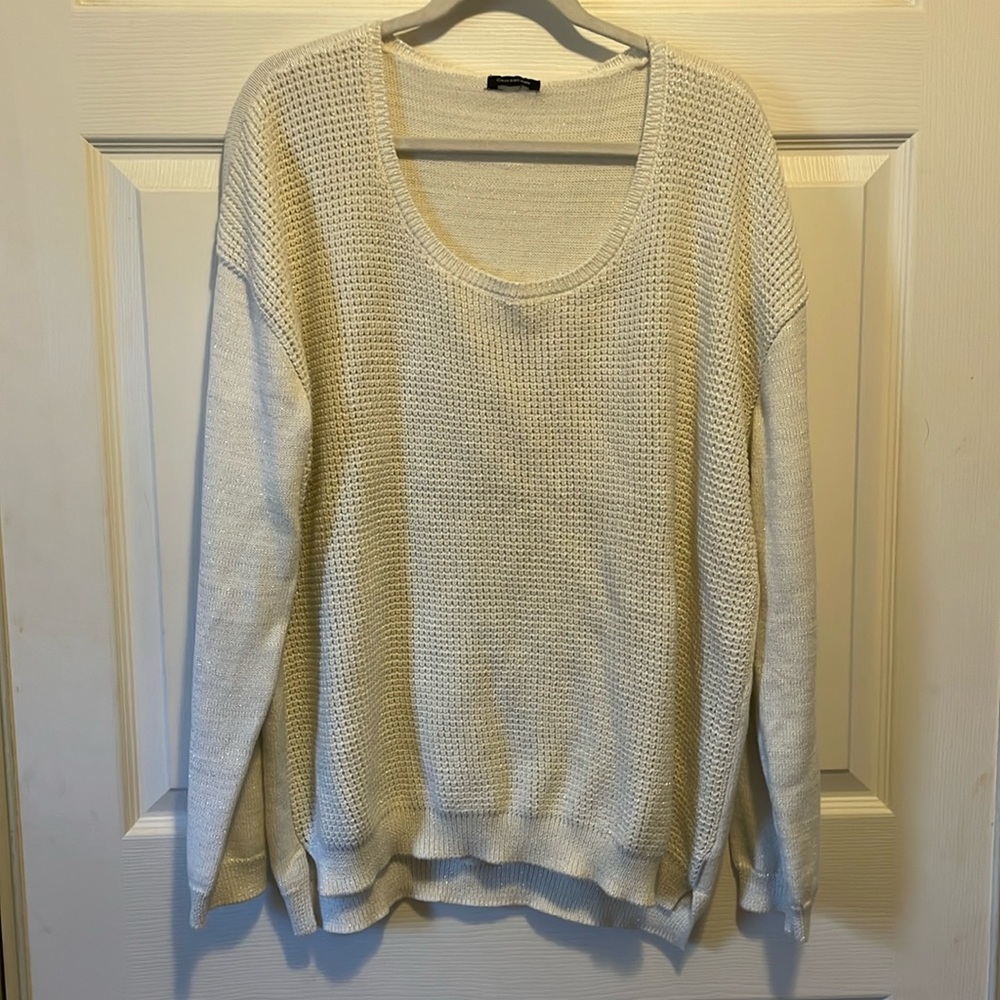 Calvin Klein sweater size XXL cream/white excellent condition